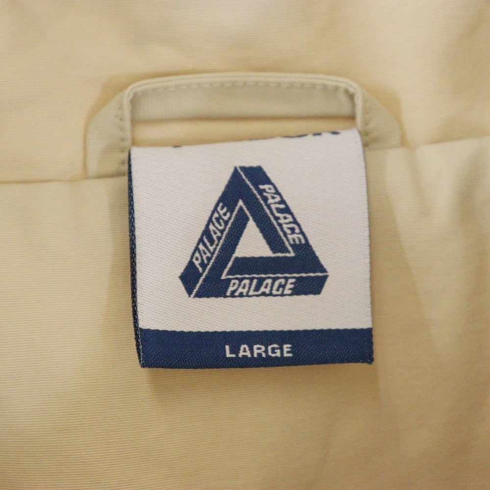 Palace Skateboards(パレススケートボーズ) 24SS ×Reebok Track Jacket リーボック ナイロン トラックジャケット ベージュ 26RBKJK001