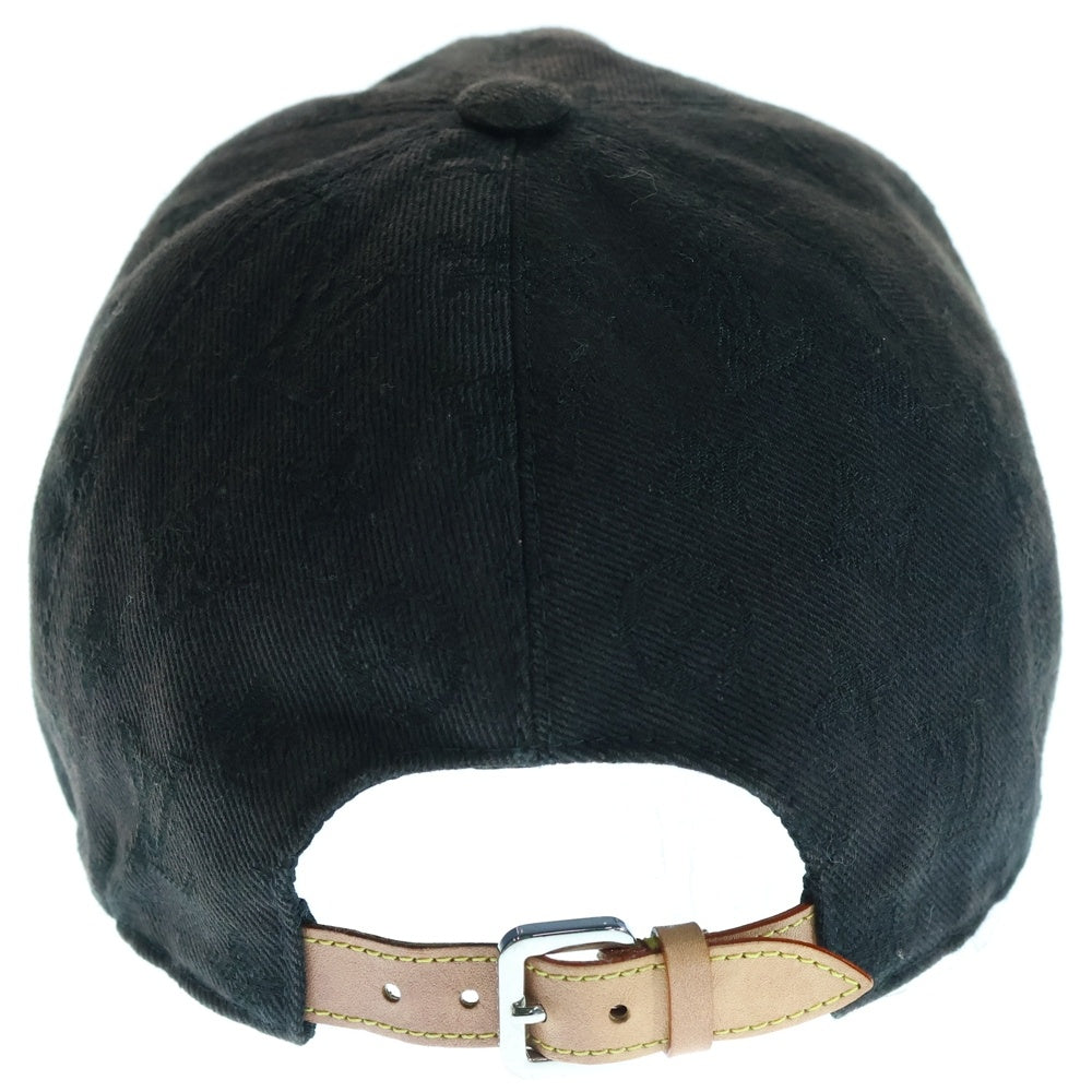 LOUIS VUITTON(ルイヴィトン) エッセンシャル モノグラムキャップ 帽子 ブラック M76585