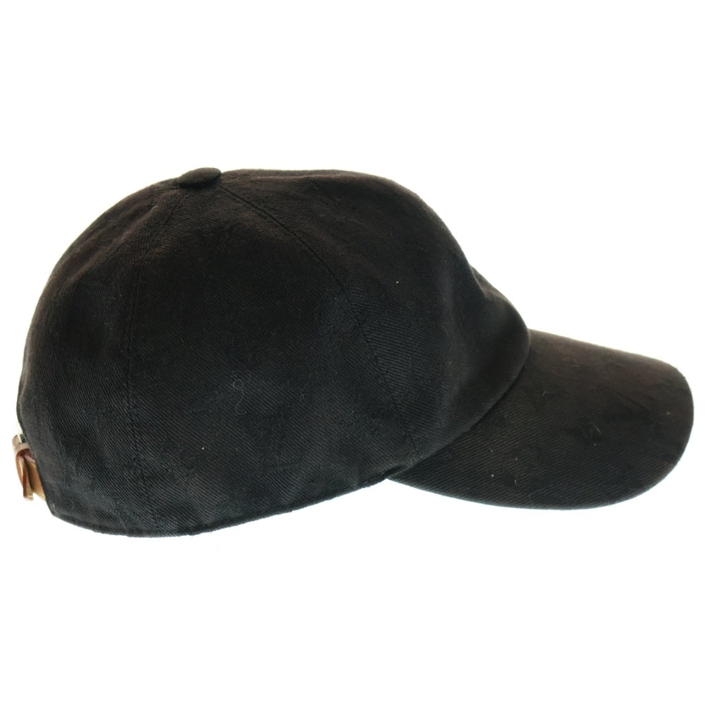 LOUIS VUITTON(ルイヴィトン) エッセンシャル モノグラムキャップ 帽子 ブラック M76585