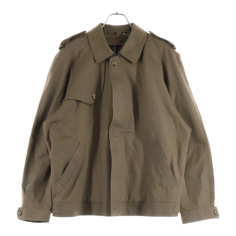 BURBERRY(バーバリー) 裏地チェック ジップアップジャケット ブラウン