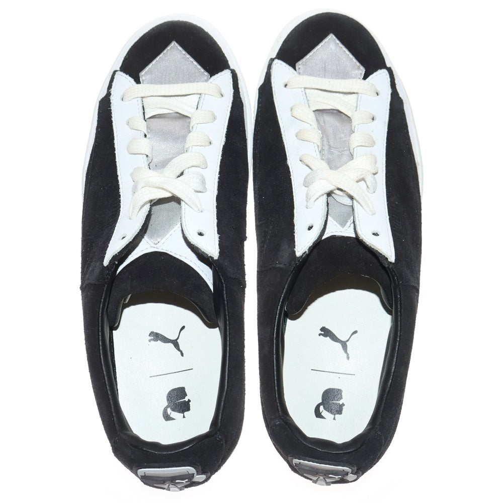 PUMA(プーマ) ×KARL Suede Classic カールラガーフェルド スエードローカットスニーカー ブラック US8/26cm 36807101