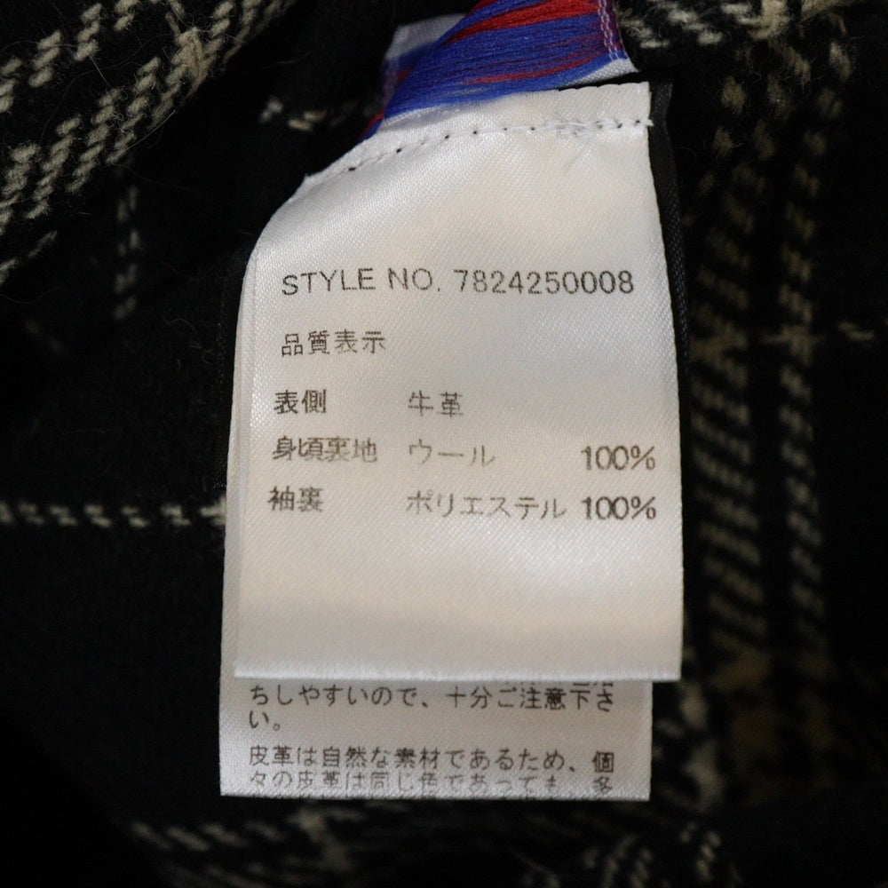 SCHOTT(ショット) D-POCKET RIDERS Dポケット レザーライダースジャケット ブラウン 7824250008