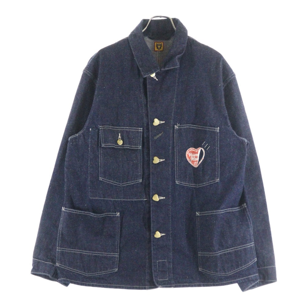 HUMAN MADE(ヒューマンメイド) Denim Coverall Jacket デニムカバーオールジャケット インディゴ