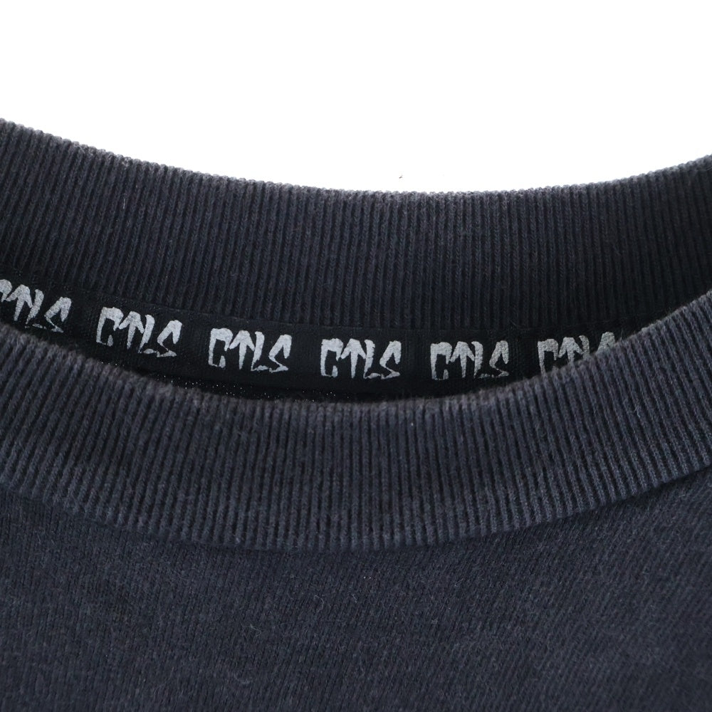 cvtvlist(カタリスト) T-Shirt 大阪別注 刺繍半袖Tシャツ ブラック