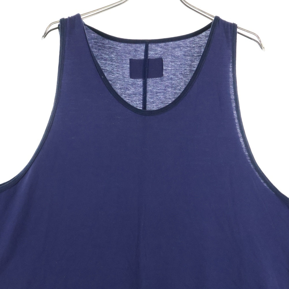 cvtvlist(カタリスト) Logo Tank Top バックロゴ タンクトップ ノースリーブシャツ ネイビー 2201050306