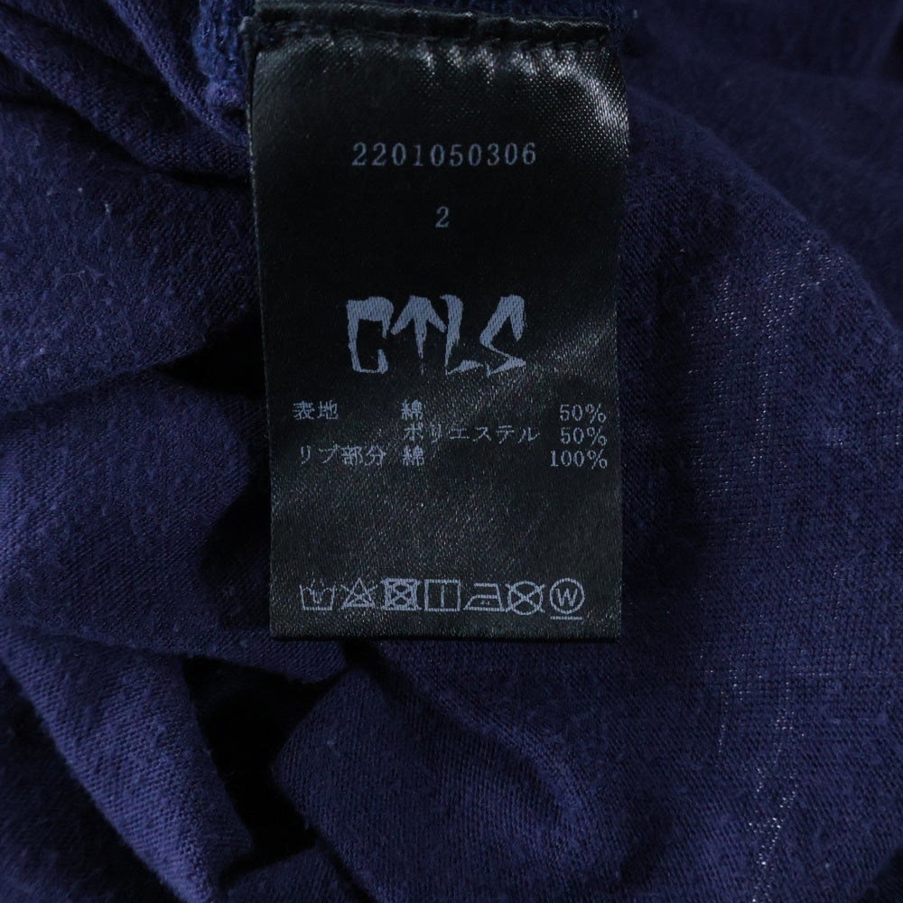 cvtvlist(カタリスト) Logo Tank Top バックロゴ タンクトップ ノースリーブシャツ ネイビー 2201050306