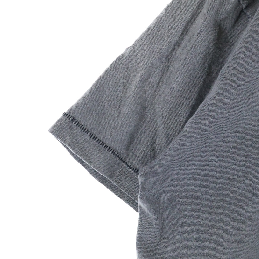 SAINT MICHAEL(セントマイケル) 23AW SS TEE S>N>T ダメージ加工 半袖Tシャツ グレー SM-A23-0000-003