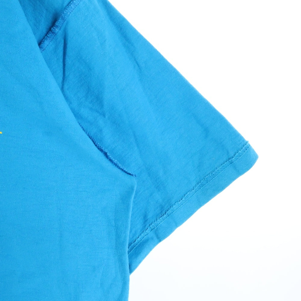 cvtvlist(カタリスト) T-Shirt ロゴプリント 半袖Tシャツ ブルー