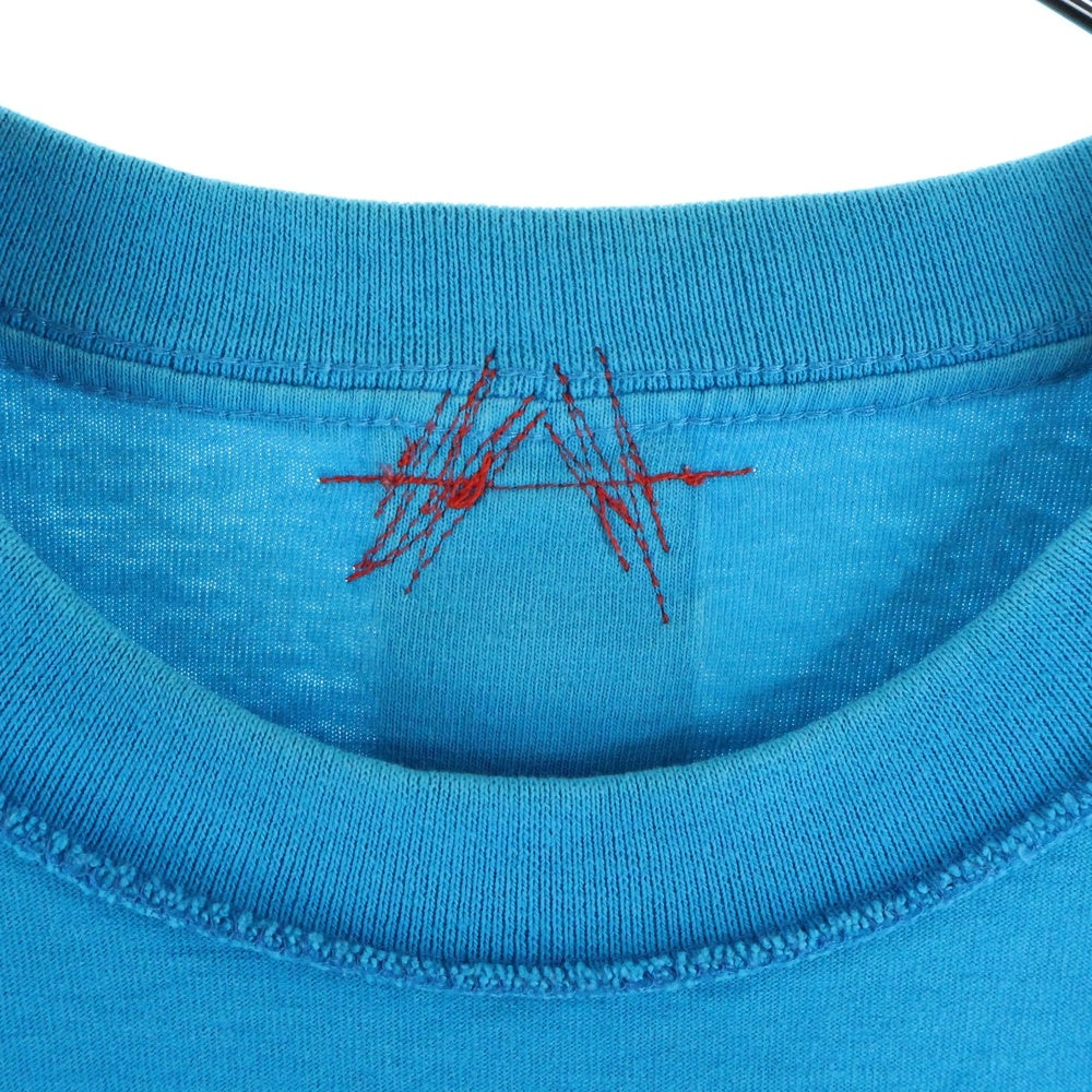 cvtvlist(カタリスト) T-Shirt ロゴプリント 半袖Tシャツ ブルー