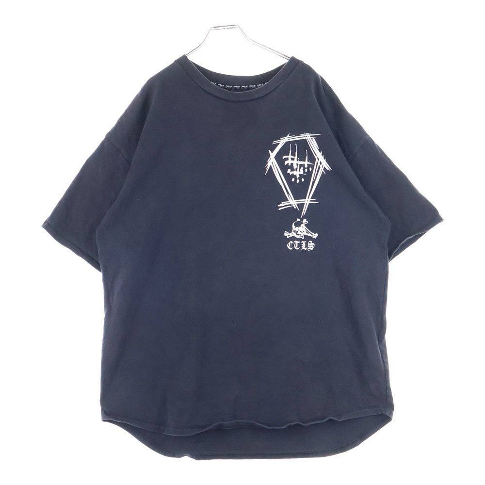 cvtvlist(カタリスト) THE X DAY ON YOUR LIFE T-Shirt 半袖Tシャツ ブラック