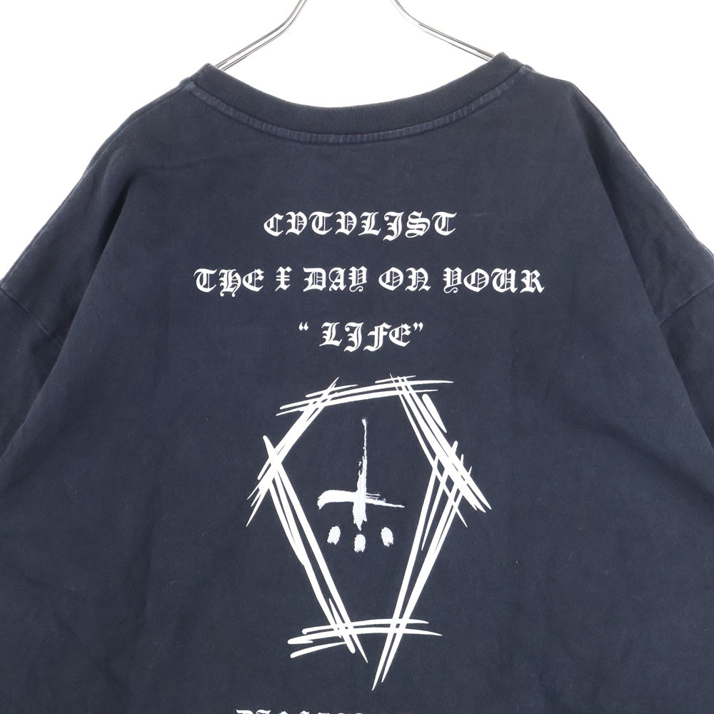 cvtvlist(カタリスト) THE X DAY ON YOUR LIFE T-Shirt 半袖Tシャツ ブラック