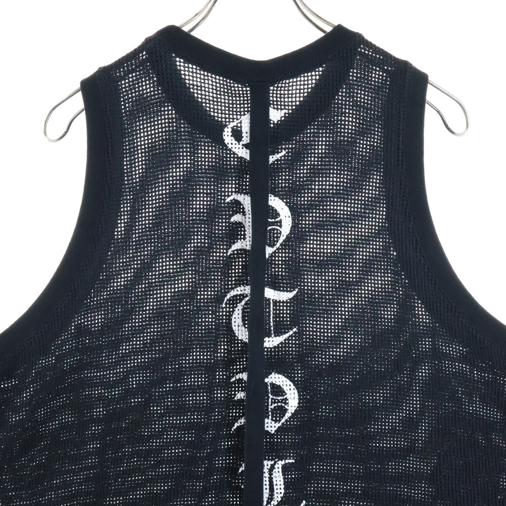 cvtvlist(カタリスト) Mesh Tank Top メッシュタンクトップ ブラック 2401060305
