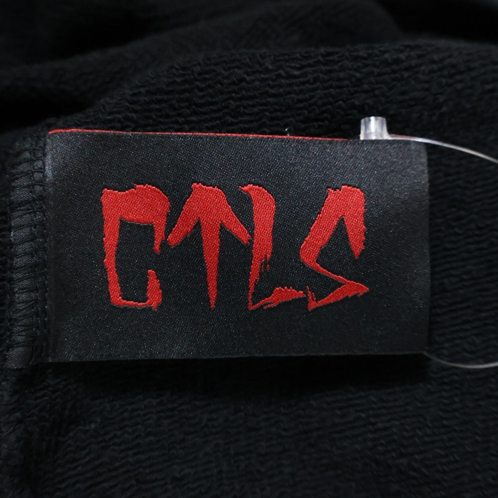 cvtvlist(カタリスト) 24SS Elephants CTLS Usual Tee ロゴ刺繍 ヘビーオンス半袖Tシャツ ブラック 240104EP01