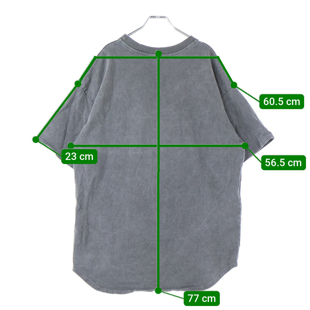 cvtvlist(カタリスト) T-Shirt ロゴ刺繍 半袖Tシャツ グレー