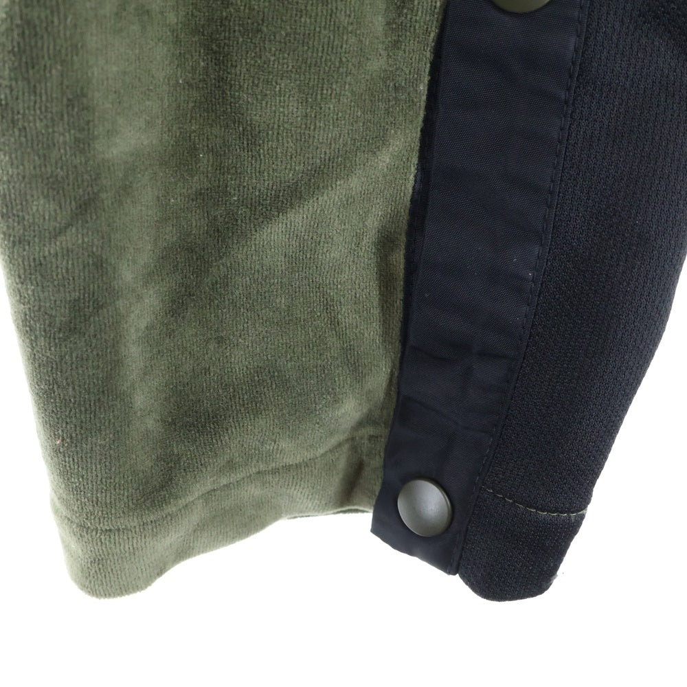 cvtvlist(カタリスト) Velvet Pants 裾スナップ ベルベットベロアパンツ カーキ