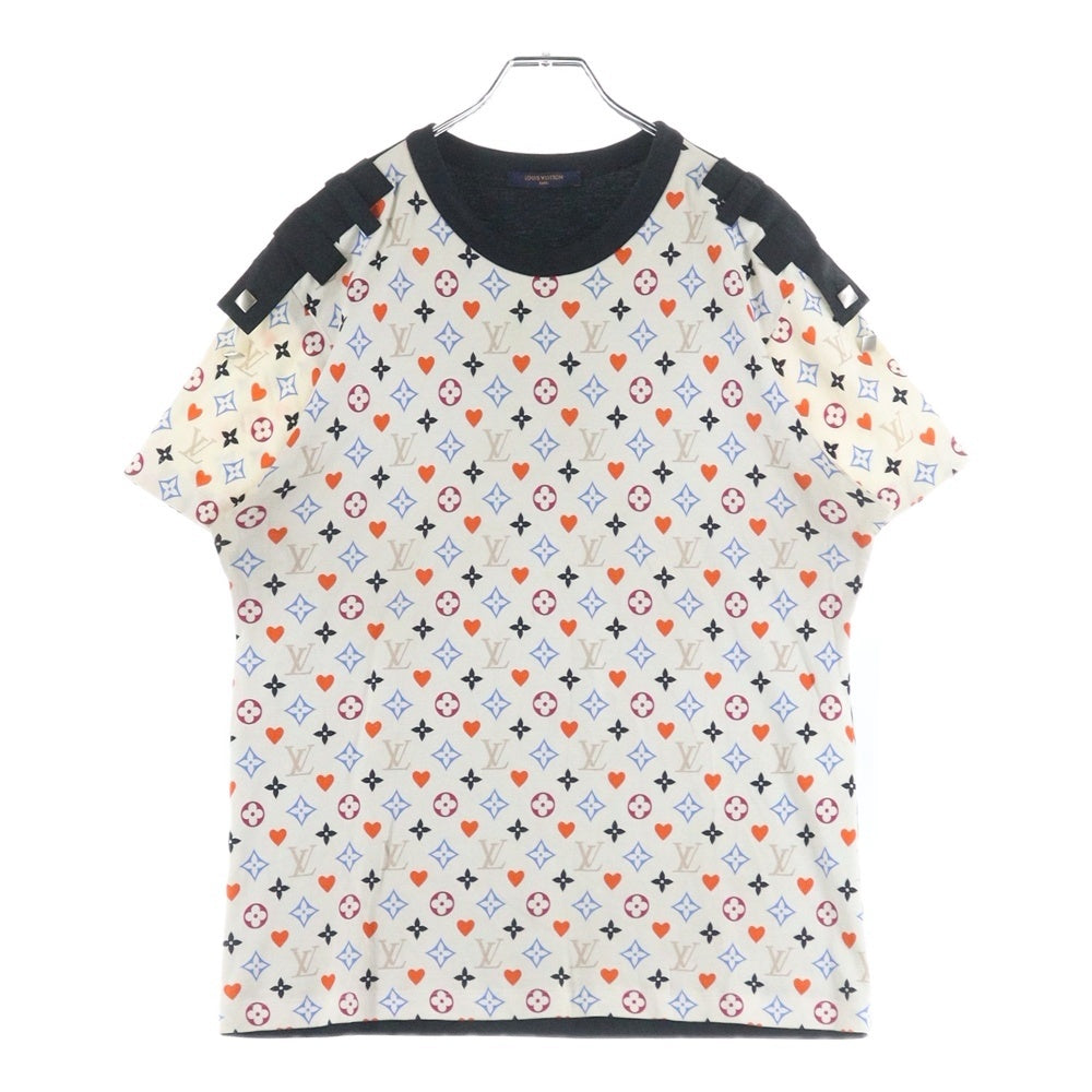LOUIS VUITTON(ルイヴィトン) 21SS Monogram Game On Contrast Back T-Shirt モノグラム ゲーム オン コントラストバック 半袖Tシャツ カットソー マルチ RW211A ZVX FKTS98