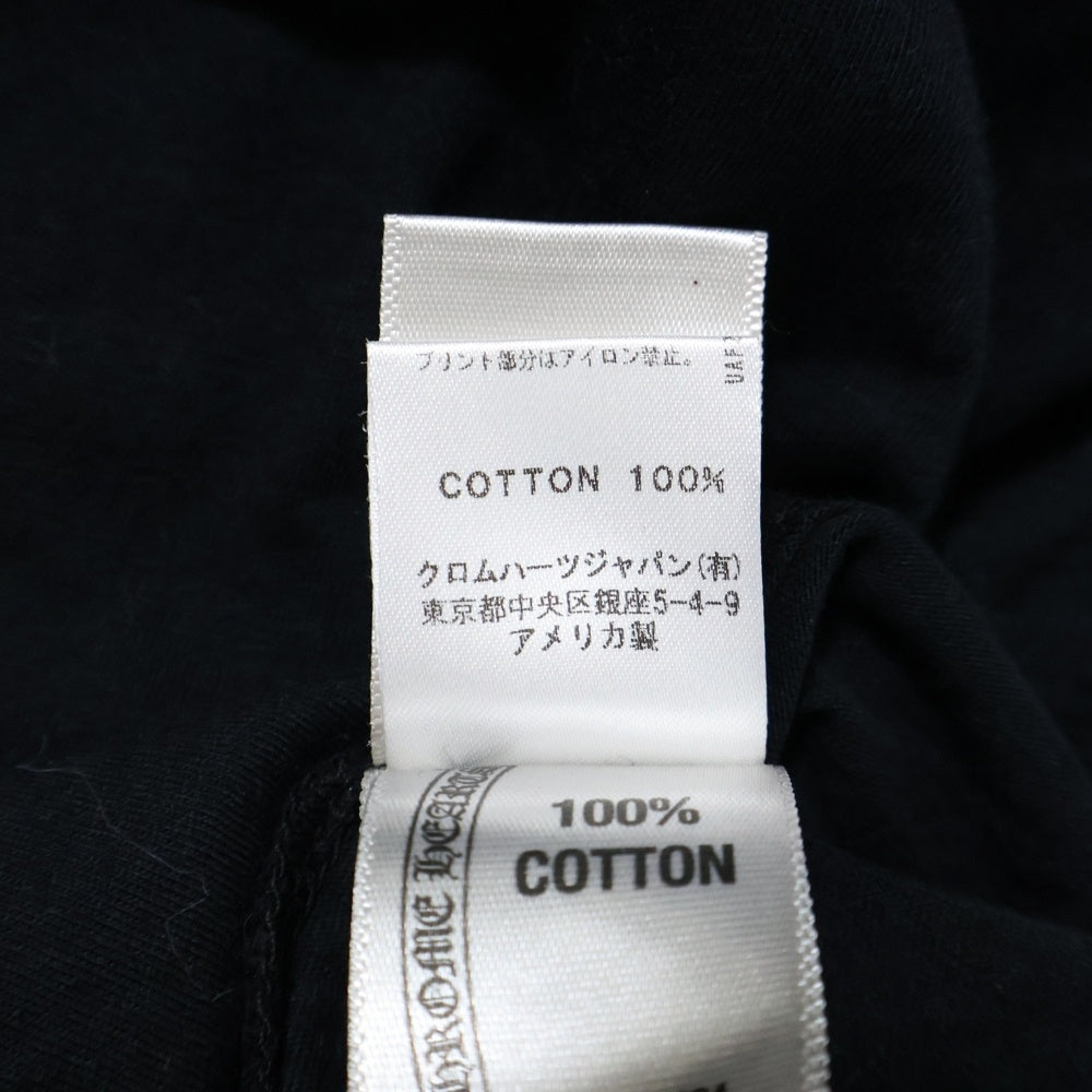 CHROME HEARTS(クロムハーツ) FOTI V NECK T-SHIRT フォティ Vネック半袖Tシャツ ブラック レディース