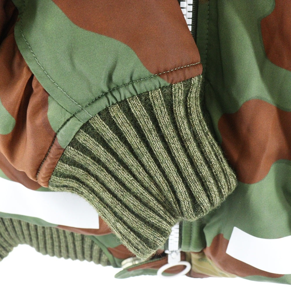 OFF-WHITE(オフホワイト) 18SS Camo Bomber Jacket カモボンバージャケット MA-1 カーキ OMEA026F17579007
