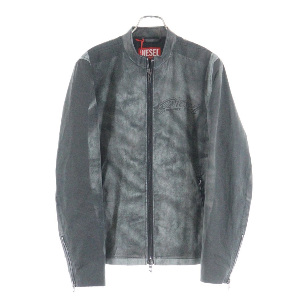 DIESEL(ディーゼル) J‐EVERT グラフィックデザイン ジップアップジャケット ブルゾン グレー