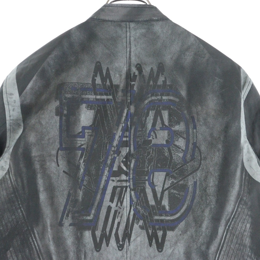 DIESEL(ディーゼル) J‐EVERT グラフィックデザイン ジップアップジャケット ブルゾン グレー