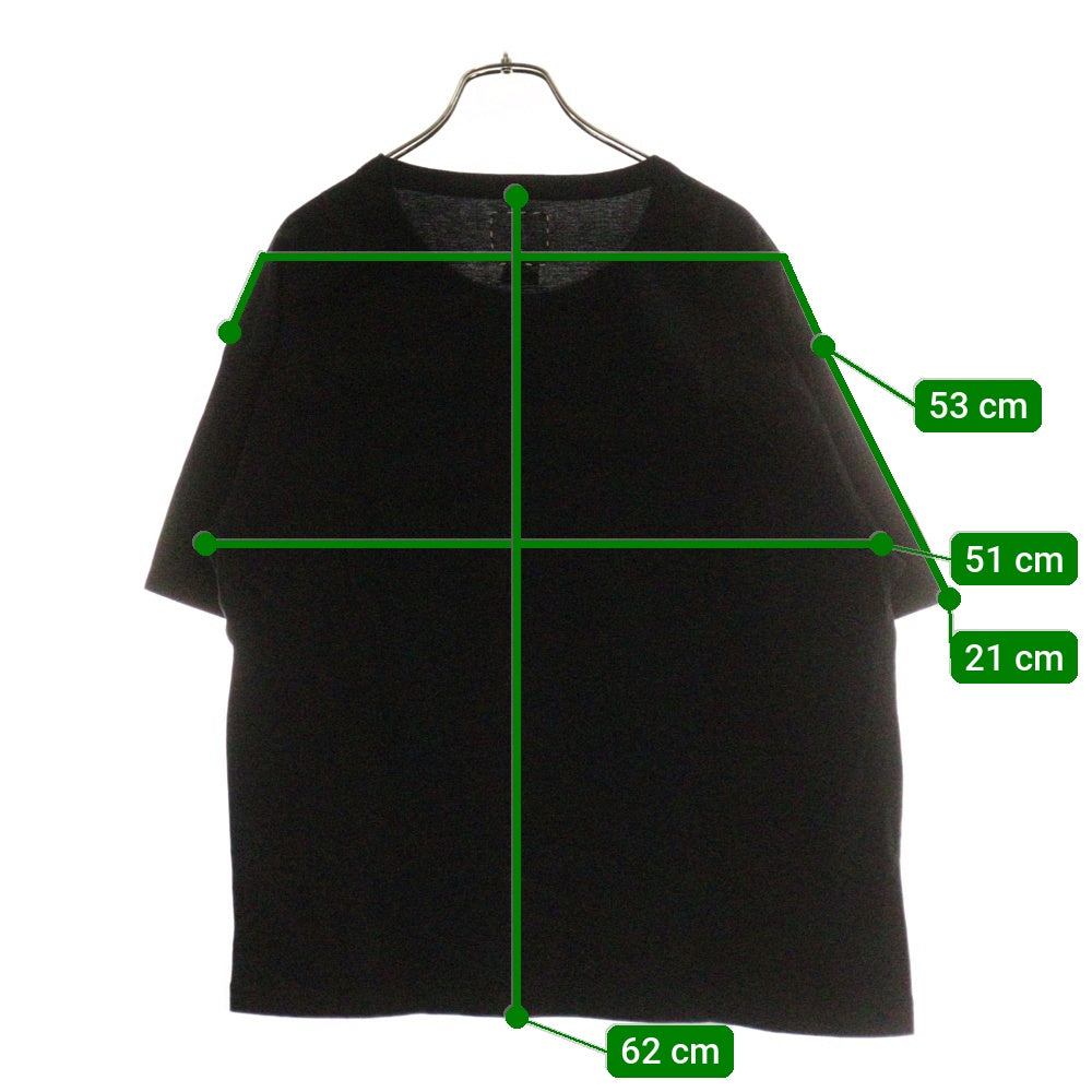 VISVIM(ヴィスヴィム) 19SS ULTIMATE JUMBO TEE S/S アルティメイト ジャンボ 半袖Tシャツ ブラック 0119105010002