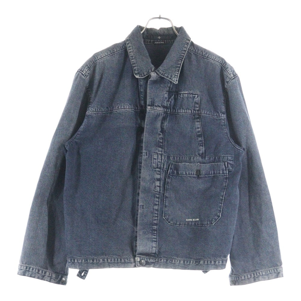 STONE ISLAND(ストーンアイランド) Button Denim Jacket ボタンフライ デニムジャケット インディゴ