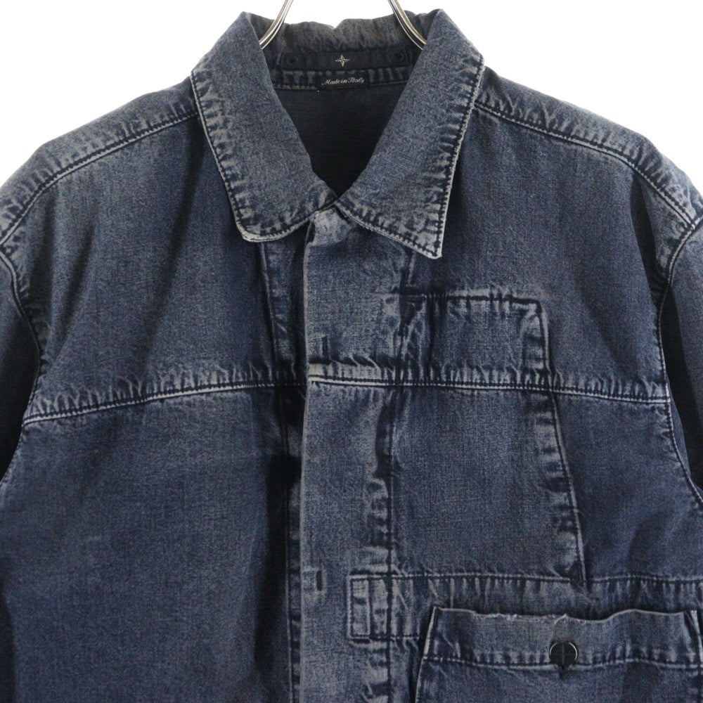 STONE ISLAND(ストーンアイランド) Button Denim Jacket ボタンフライ デニムジャケット インディゴ