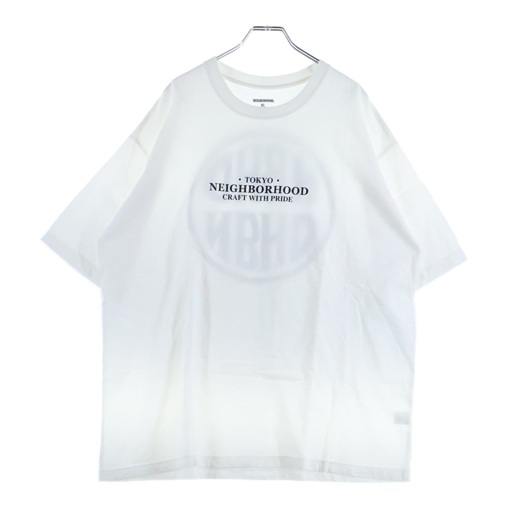 NEIGHBORHOOD(ネイバーフッド) CRAFT WITH PRIDE ロゴプリント 半袖Tシャツ ホワイト
