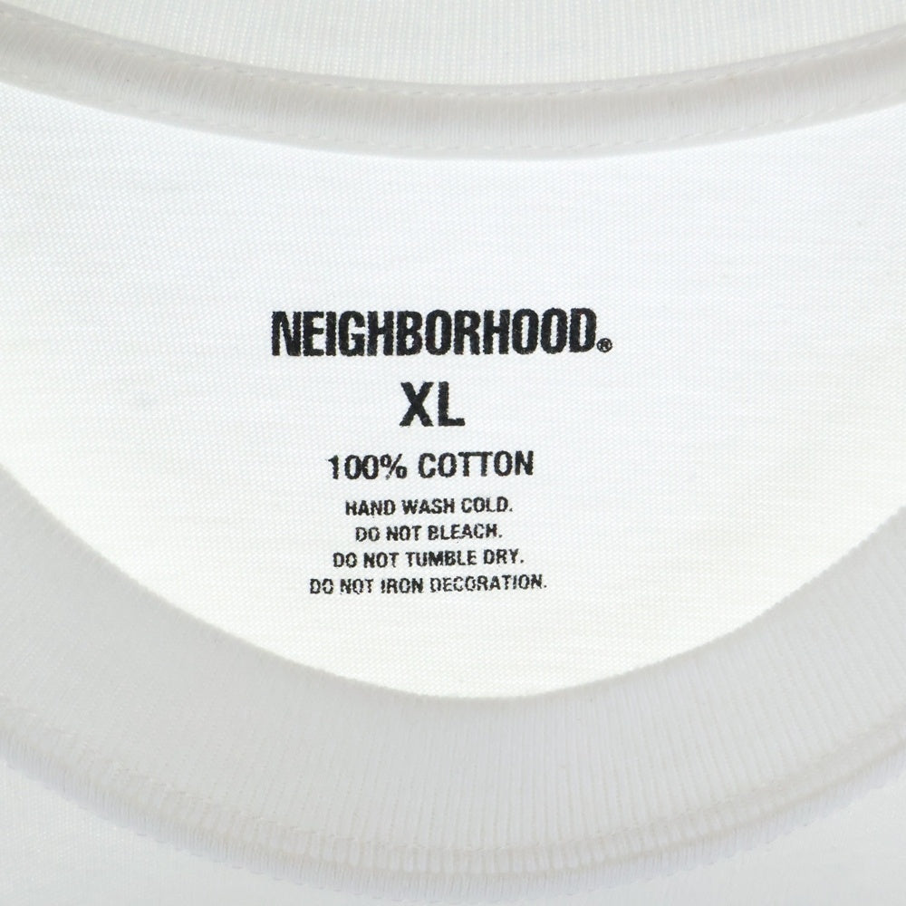 NEIGHBORHOOD(ネイバーフッド) CRAFT WITH PRIDE ロゴプリント 半袖Tシャツ ホワイト