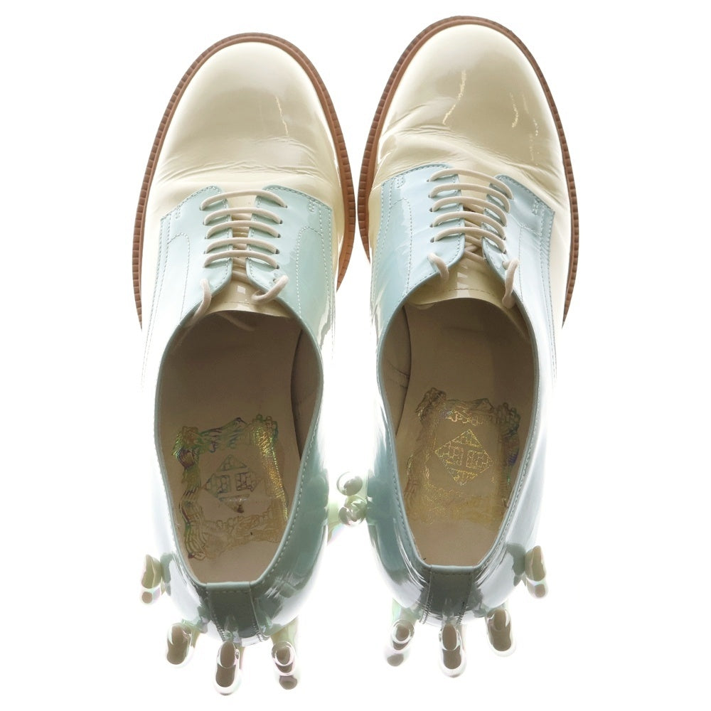 ha | za | ma(ハザマ) 惹きずり込まれる運命のドレスシューズ ローカットシューズ レディース ホワイト/ブルー