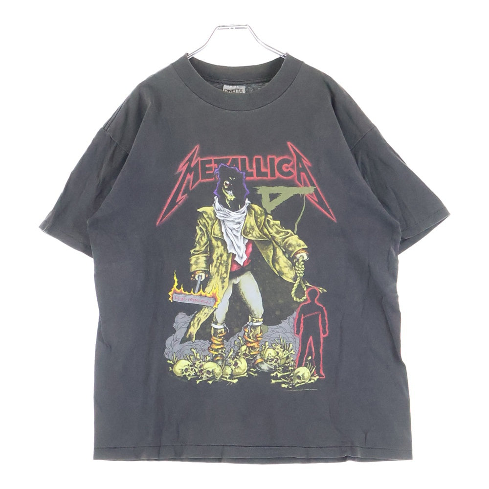 VINTAGE(ヴィンテージ) 90s METALLICA PUSHEAD THE UNFORGIVEN メタリカ プッシュヘッド アンフォーギヴン Tシャツ 半袖カットソー ブラック