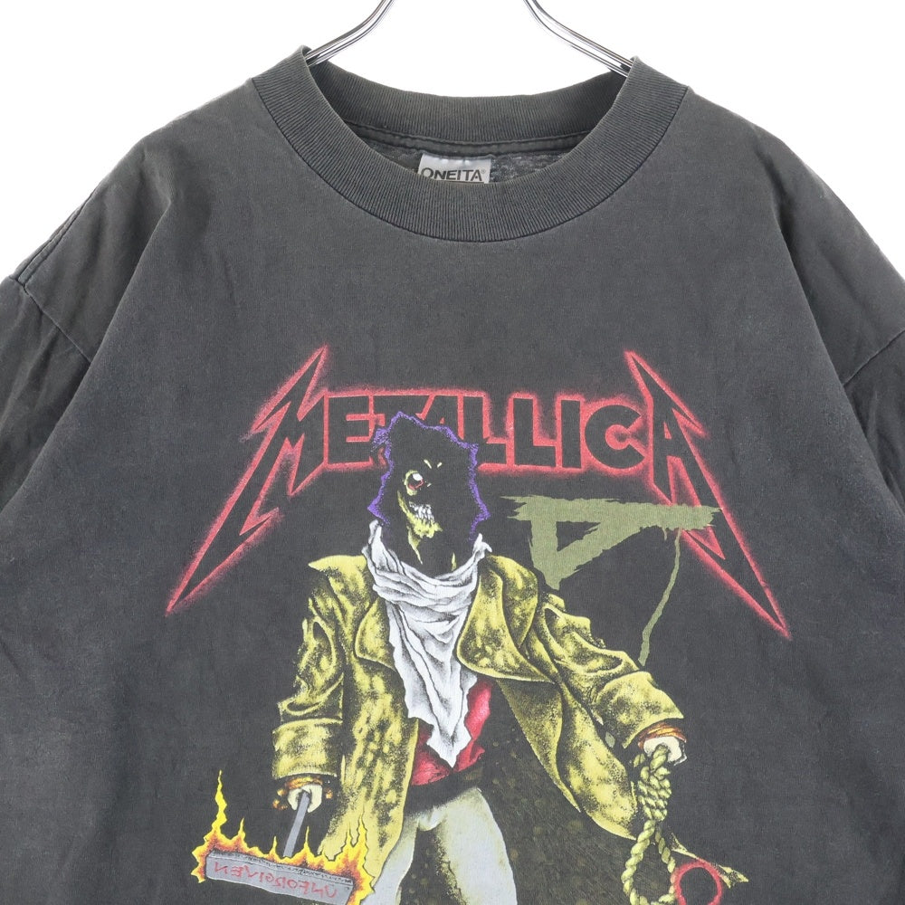 VINTAGE(ヴィンテージ) 90s METALLICA PUSHEAD THE UNFORGIVEN メタリカ プッシュヘッド アンフォーギヴン Tシャツ 半袖カットソー ブラック