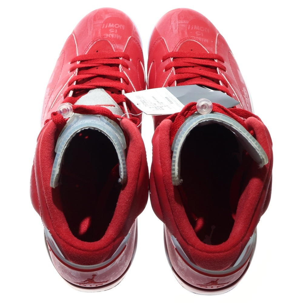 NIKE(ナイキ) 【観賞用】 2014年製 ×SLAM DUNK AIR JORDAN 6 RETRO スラムダンク エアジョーダン6 ハイカットスニーカー レッド 717302-600 US12/30cm