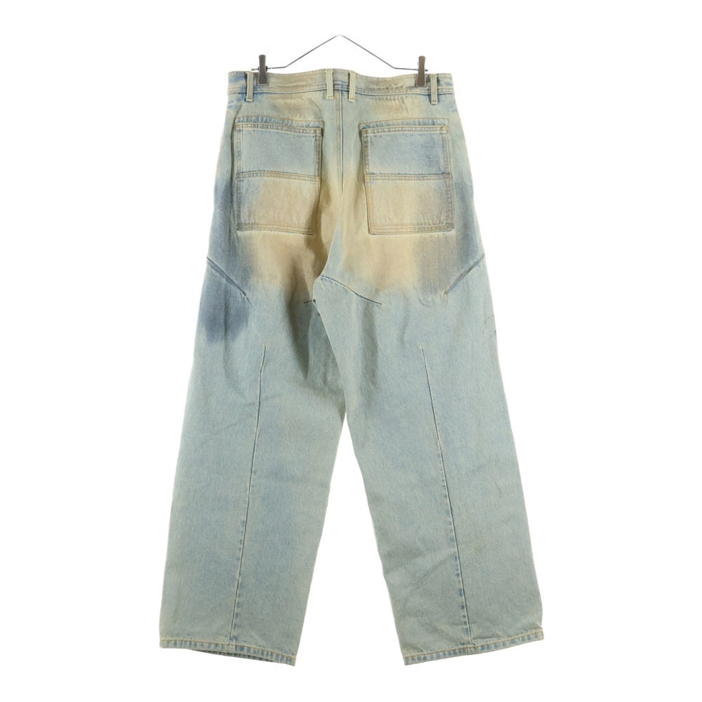 FILTH(フィルス) 24AW FRONT ZIP BAGGY DENIM フロントジップ バギーデニムパンツ インディゴ FL-FW24-PT02