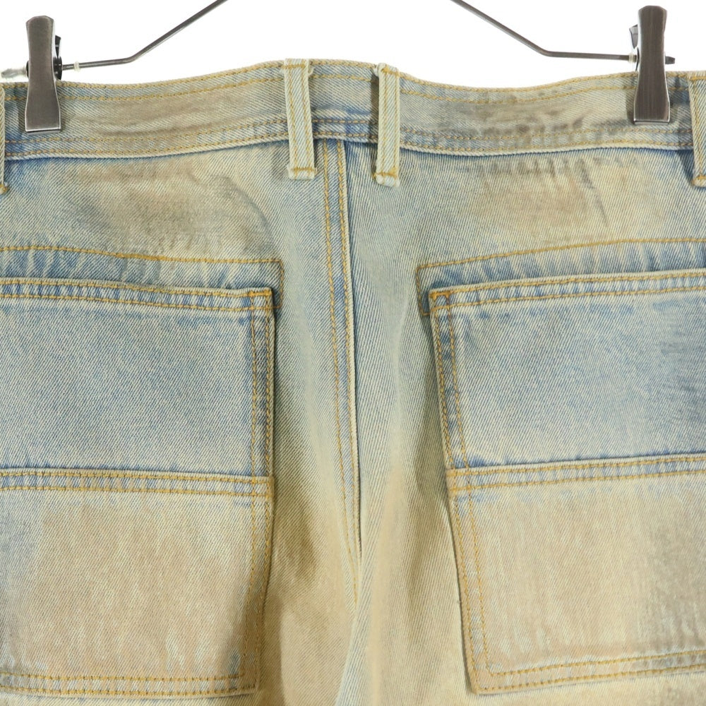 FILTH(フィルス) 24AW FRONT ZIP BAGGY DENIM フロントジップ バギーデニムパンツ インディゴ FL-FW24-PT02