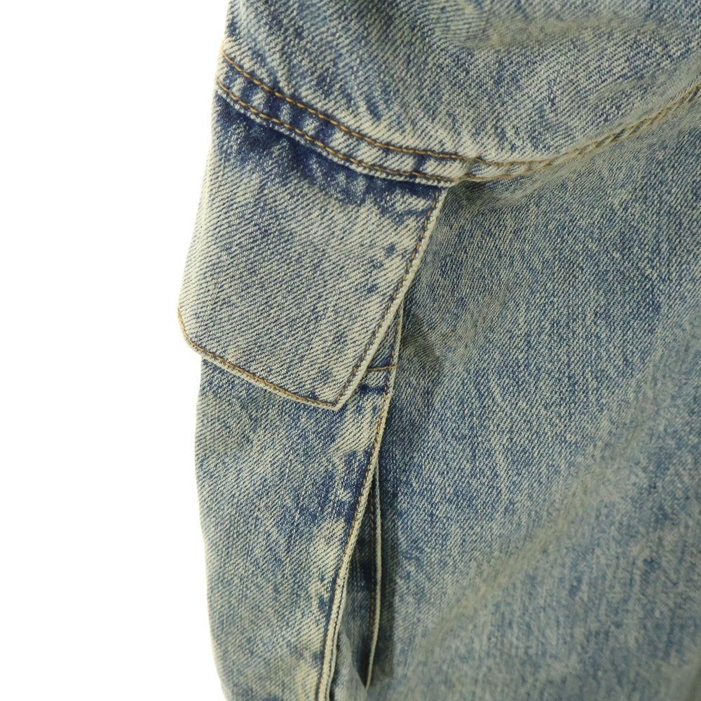 entire studios(エンタイア スタジオ) 24SS HEAVY DENIM CARGO PANTS ヘビーデニムカーゴパンツ インディゴ ES2430SW