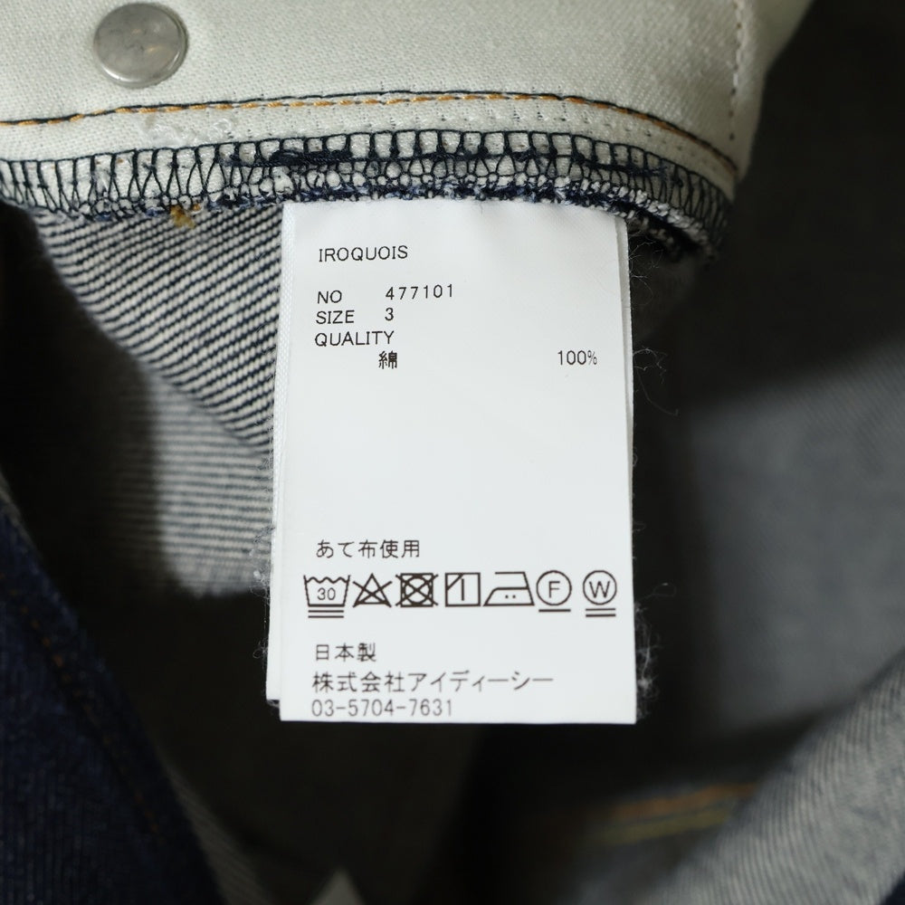 iroquois(イロコイ) 14oz VINTAGE DENIM WIDE PT ワイドデニムパンツ インディゴ 477101