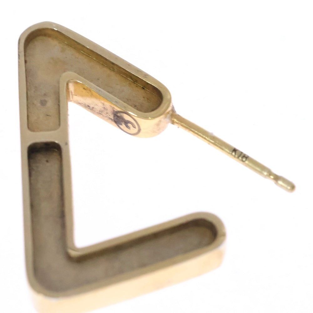 CAREERING(キャリアリング) FRAME T701 トライアングルピアス ゴールド