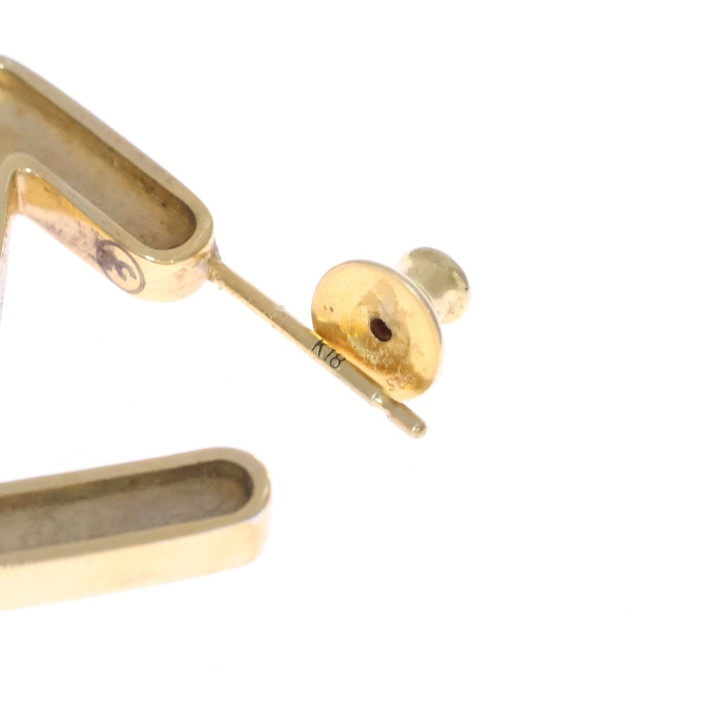 CAREERING(キャリアリング) FRAME T701 トライアングルピアス ゴールド