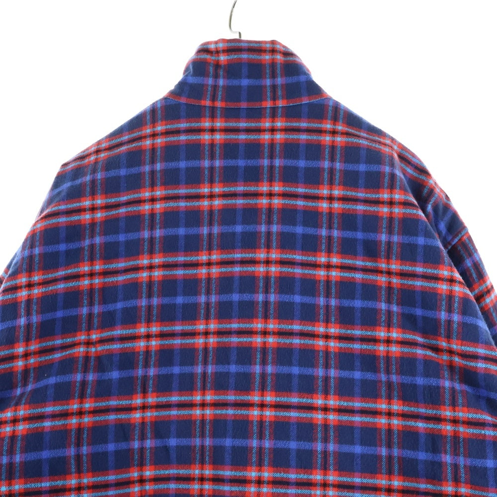 BALENCIAGA(バレンシアガ) 19AW Oversize Check Jacket オーバーサイズ タータンチェック 中綿ジャケット ブルゾン マルチ 584811 TFM06