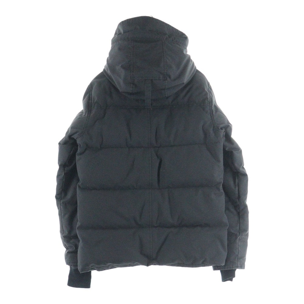 CANADA GOOSE(カナダグース) WYNDHAM PARKA ロゴワッペン ダウンジャケット ブラック 3808M