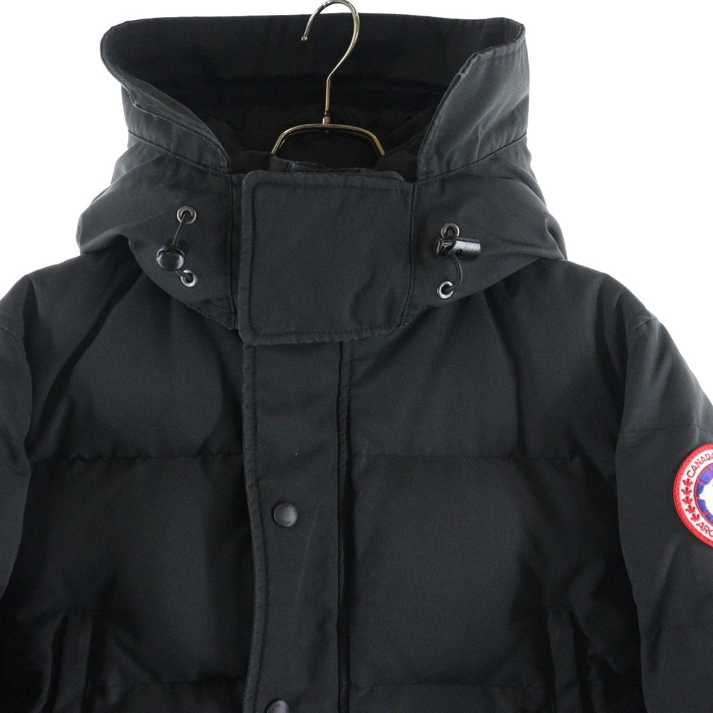 CANADA GOOSE(カナダグース) WYNDHAM PARKA ロゴワッペン ダウンジャケット ブラック 3808M