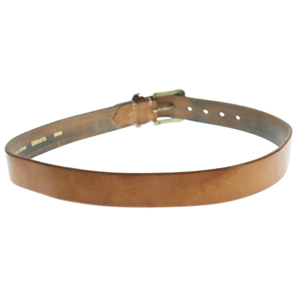 Vintage Works(ヴィンテージワークス) Leather belt 5Hole レザーベルト ブラウン DH5675