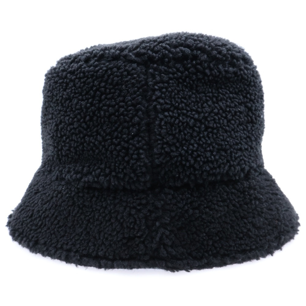 NIKE(ナイキ) REVERSIBLE SHERPA BUCKET リバーシブル ボア ナイロンバケットハット 帽子 ブラック/グレー