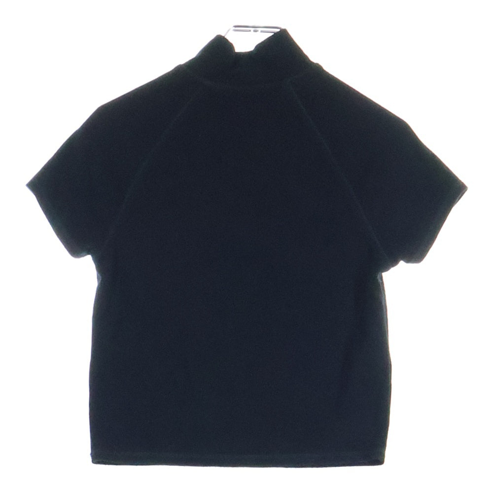 CHROME HEARTS(クロムハーツ) BAD SEEDS MOCK CHロゴ刺繍 半袖ニットTシャツ トップス レディース ブラック