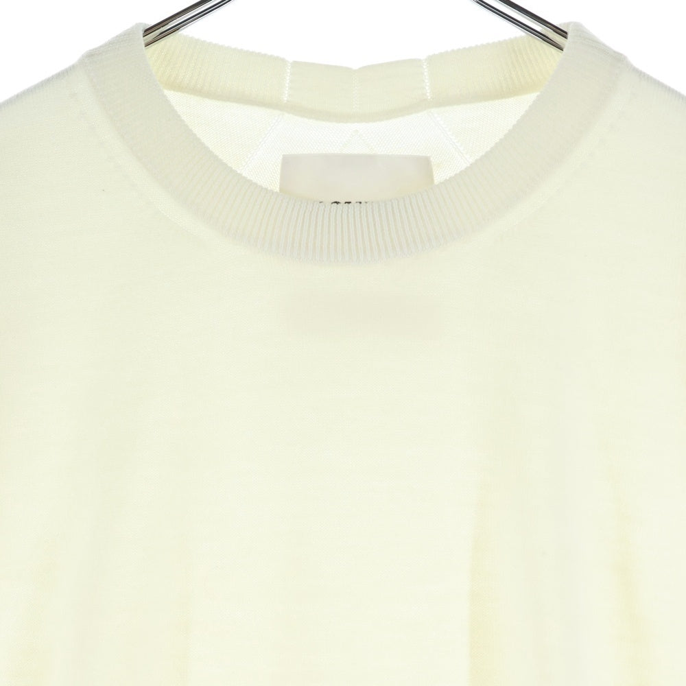 JIL SANDER(ジルサンダー) 23AW SWEATER CN LS クルーネック ウールニットセーター アイボリー J23GP0003 J14532