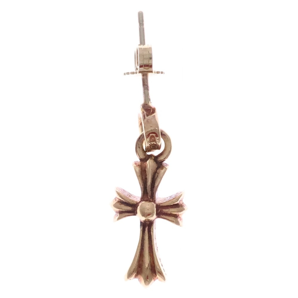 CHROME HEARTS(クロムハーツ) 22K BBY F PPRCHN ベイビーファットクロス ドロップピアス ゴールド