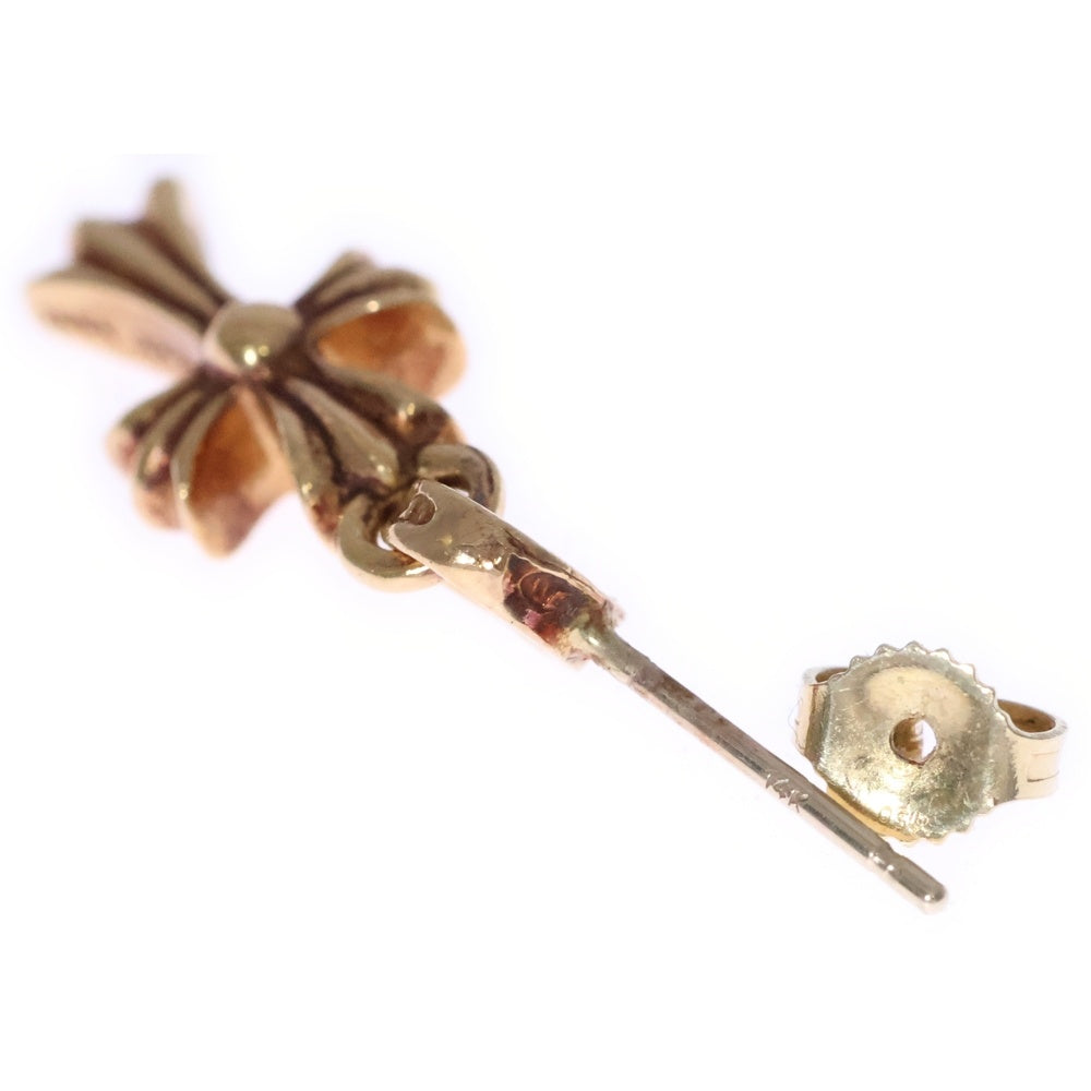 CHROME HEARTS(クロムハーツ) 22K BBY F PPRCHN ベイビーファットクロス ドロップピアス ゴールド