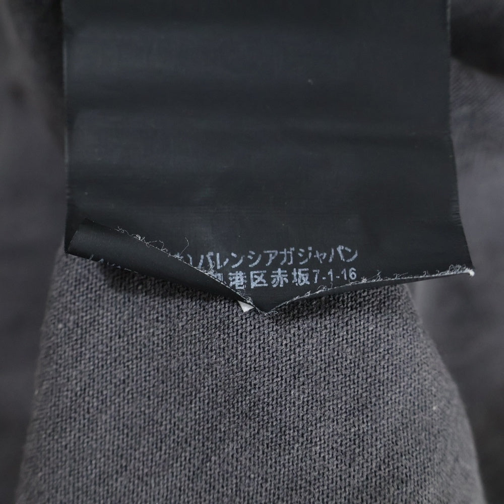 BALENCIAGA(バレンシアガ) 18AW Speedhunters Oversized Long Sleeve T-Shirt スピードハンターズ 長袖Tシャツ グレー 541880 TCV38