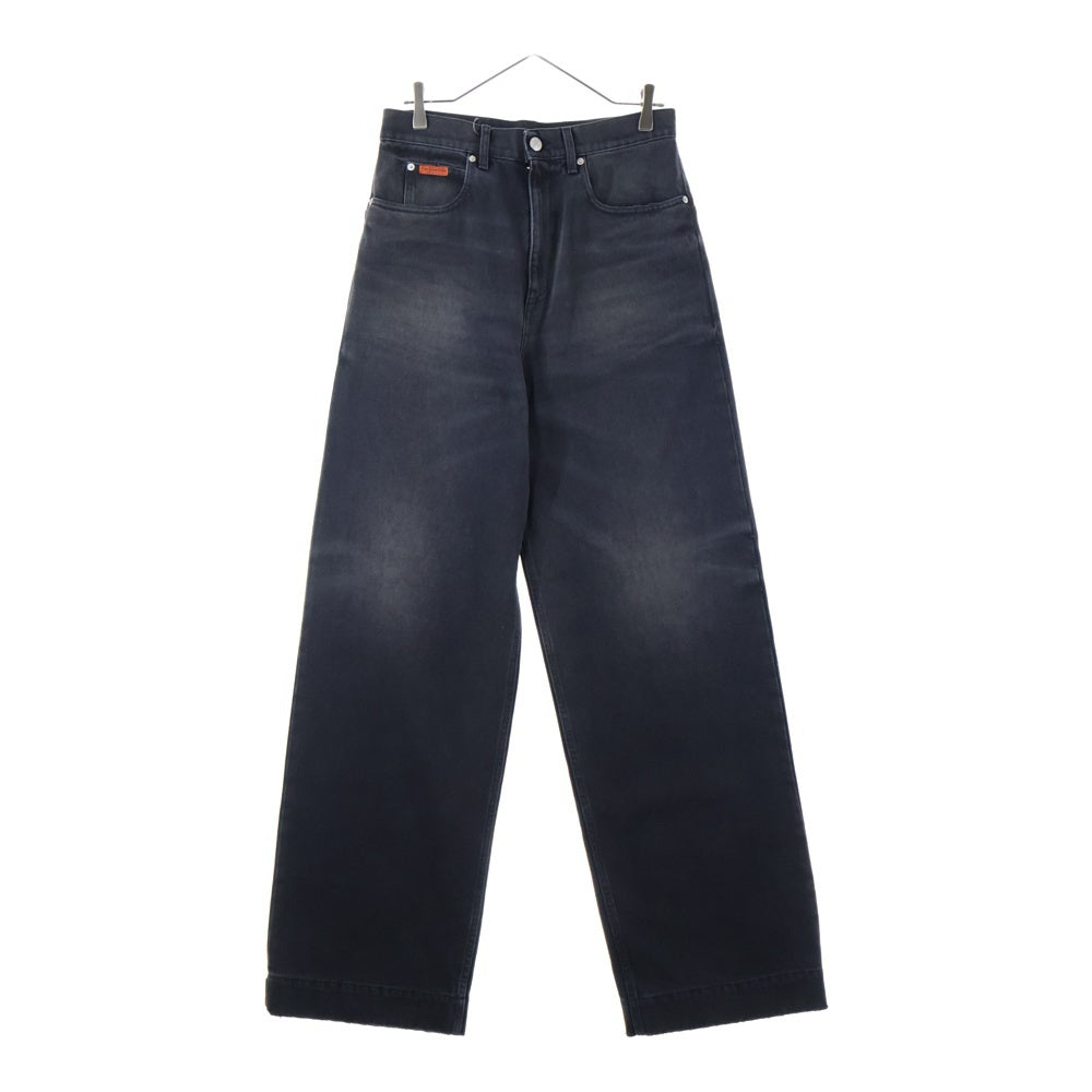 MARTINE ROSE(マーティンローズ) 23AW Wide Leg Jean ワイドデニムパンツ ジーンズ グレー MRAW23-228